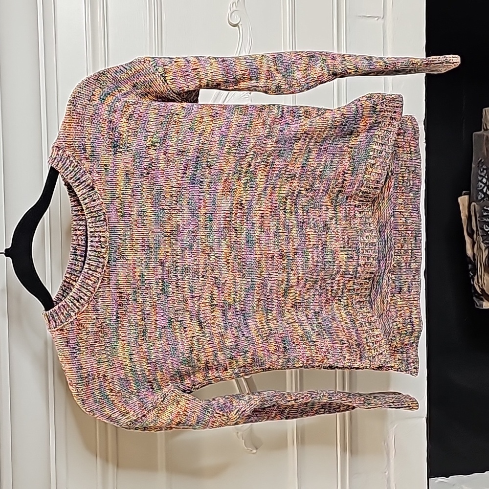 EUC GAPKIDS: Kids Marled Cotton Knit High-low Hem Sweater Size Large
